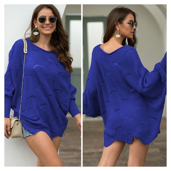 Pink Openwork Knit Top - Picture 10 of 11